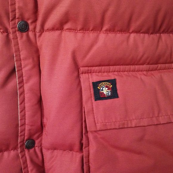 Vintage 70's Stearns Hansa-Branta Goose Down Puffer Parka Coat Mens-XL Rusty-Red - Picture 6 of 13